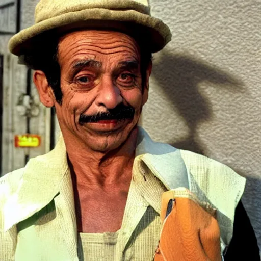 Image similar to Jânio da Silva Quadros as Don Ramon from Chavo de Ocho