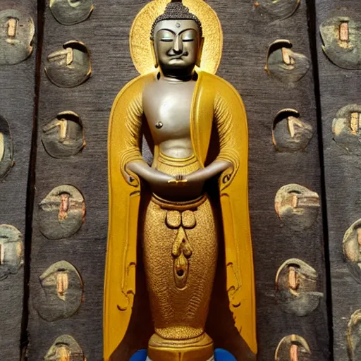 Image similar to the buddha standing upright