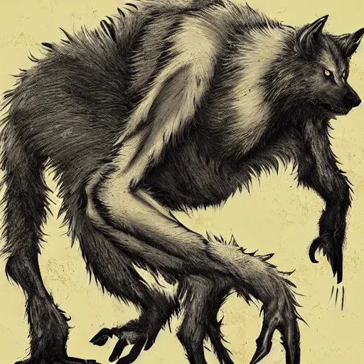 Image similar to Werewolf,