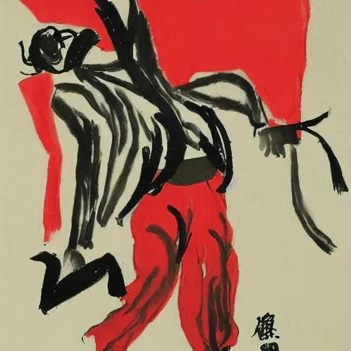 Image similar to devil never cry by qi baishi