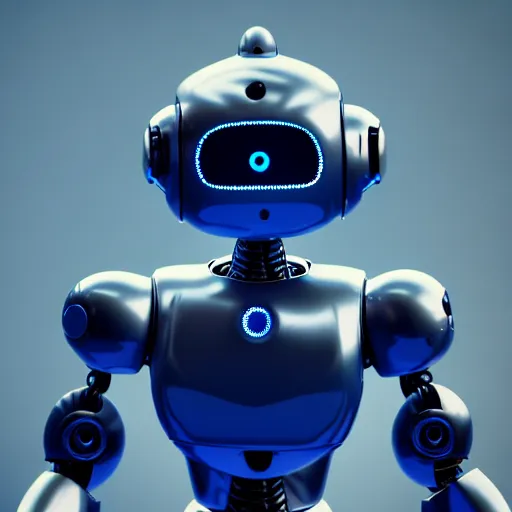 Image similar to a cute little robot. super realistic 8 k render of a dark hooded powerful elegant, cinematic composition