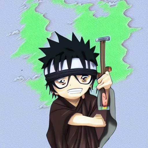 Image similar to chibi hiruzen sarutobi