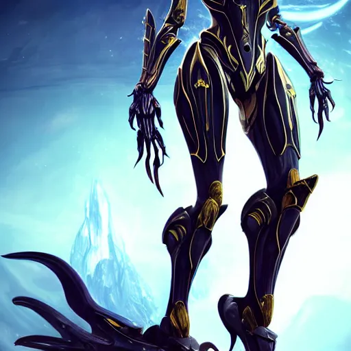 Image similar to highly detailed exquisite warframe fanart, looking up at a 500 foot tall giant elegant beautiful saryn prime female warframe, as an anthropomorphic robot female dragon, proportionally accurate, anatomically accurate, sharp claws, posing elegantly over your tiny form, detailed legs looming over you, two arms, two legs, camera close to the legs and feet, camera looking up, giantess shot, upward shot, ground view shot, leg and hip shot, front shot, epic cinematic shot, high quality, captura, realistic, professional digital art, high end digital art, furry art, giantess art, anthro art, DeviantArt, artstation, Furaffinity, 3D, 8k HD render, epic lighting