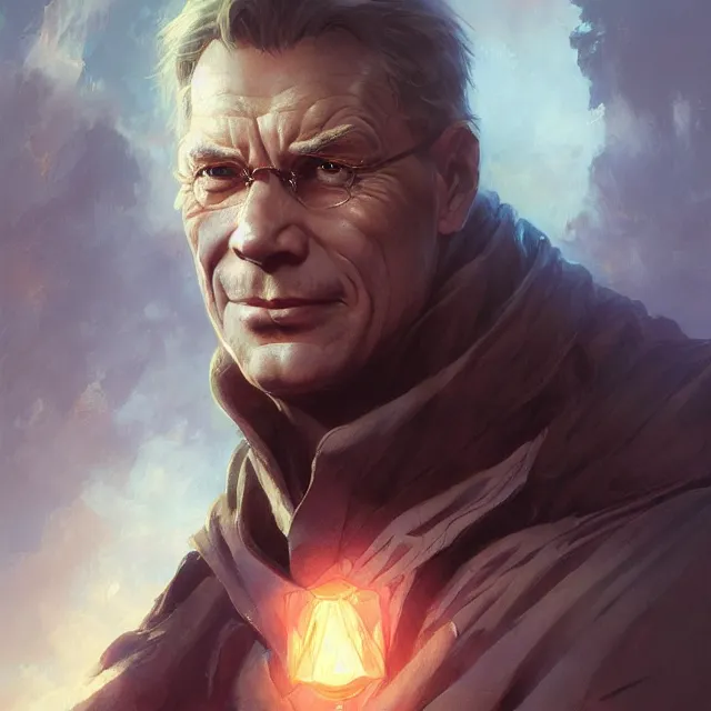 Image similar to christof romuald, by stanley artgerm lau, wlop, rossdraws, frank frazetta, andrei riabovitchev, marc simonetti