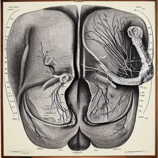 Image similar to jason watkins walter becker gray's anatomy in the style of anatomical diagram 1 0 2 8 x 1 0 2 8