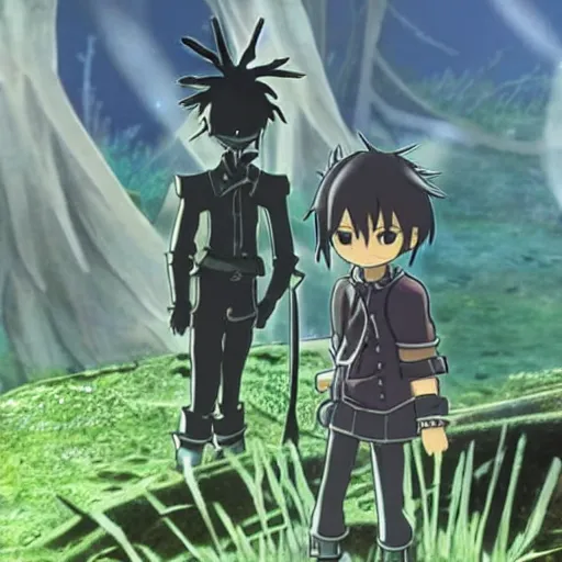 Image similar to edward scissorhands in made in abyss