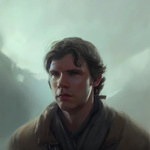 Image similar to portrait of a man by greg rutkowski, the father of han solo, star wars expanded universe, he is about 3 0 years old, highly detailed portrait, digital painting, artstation, concept art, smooth, sharp foccus ilustration, artstation hq