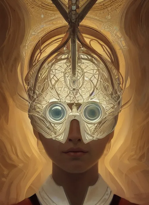 Prompt: symmetry!! woody allen, machine parts embedded into face, intricate, elegant, highly detailed, digital painting, artstation, concept art, smooth, sharp focus, illustration, art by artgerm and greg rutkowski and alphonse mucha, 8 k