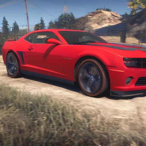 Image similar to 2 0 1 3 chevrolet camaro ss in red dead redemption 2