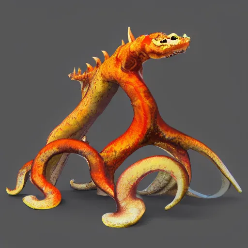 Image similar to squid dragon chimera