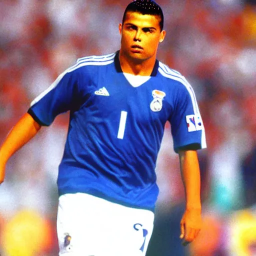 Image similar to ronaldo luis nazario de lima, close - up, # 9