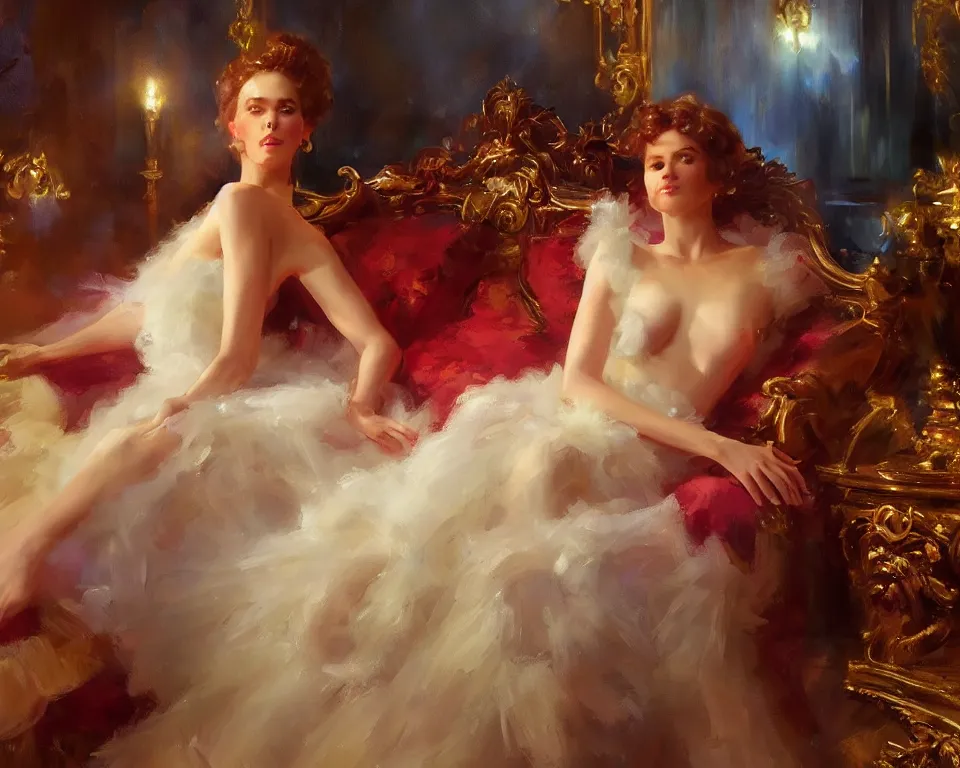 Image similar to a surreal theatre set by vladimir volegov and alexander averin and delphin enjolras and daniel f. gerhartz intricate elegant highly detailed digital art, artstation