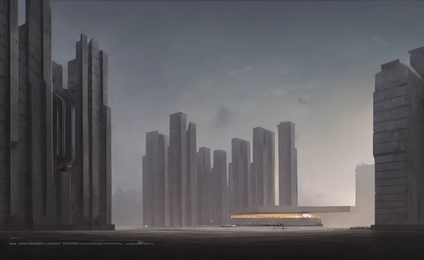 Prompt: exterior shot of utopian english brutalist chinese stronghold architecture with cinematic lighting by zaha hadid peter zumthor and renzo piano and, darek zabrocki and greg ruthkowski, simon stalenhag, cinematic, holy place, paradise, scifi, futurism, atmospheric, concept art, artstation, trending on artstation