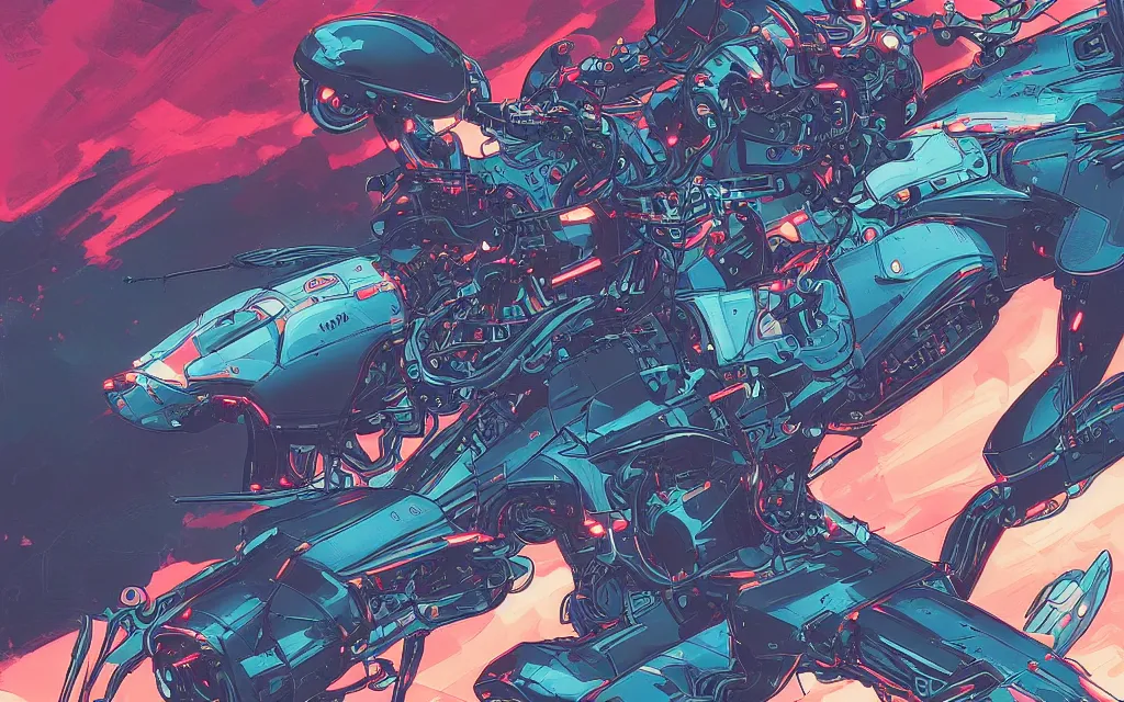 Image similar to robotic flying octopus, in the style of ilya kuvshinov and laurie greasley, dynamic composition, dramatic lighting, ultra detailed, nitro colors