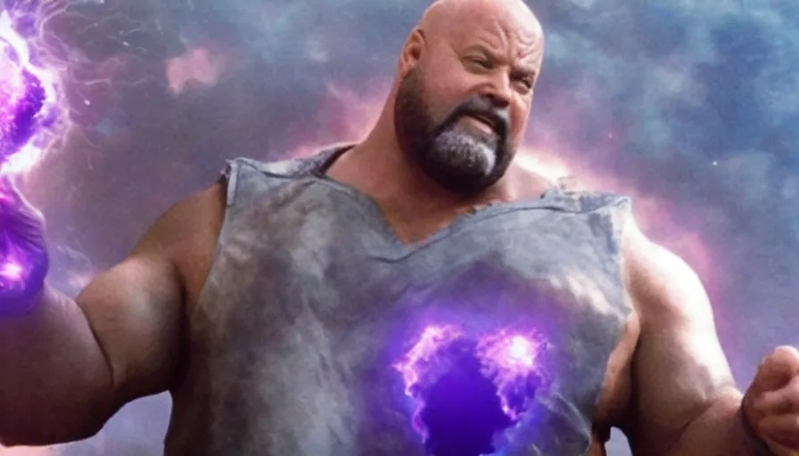 Image similar to uncle Phil as thanos