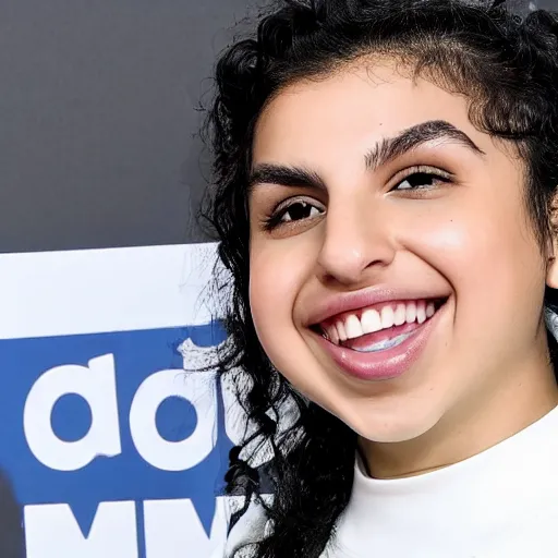 Prompt: alessia cara gargling mouthwash