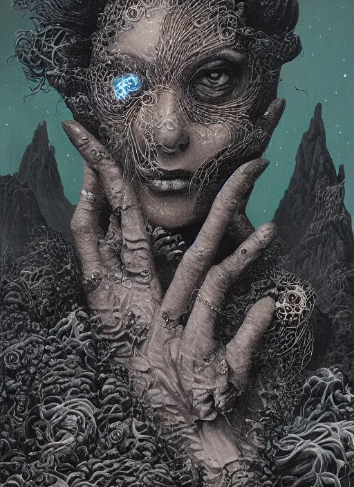 Image similar to Volcanoes goddess painting by Dan Hillier, trending on artstation, artstationHD, artstationHQ, 4k, 8k