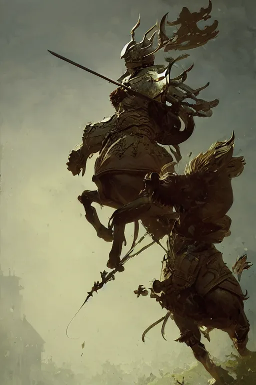 Image similar to , legendary warrior, heroic fighter, decorative ornaments, battle armor, by carl spitzweg, ismail inceoglu, vdragan bibin, hans thoma, greg rutkowski, alexandros pyromallis, perfect face, sharply focused, sharply detailed, center, realistic shading