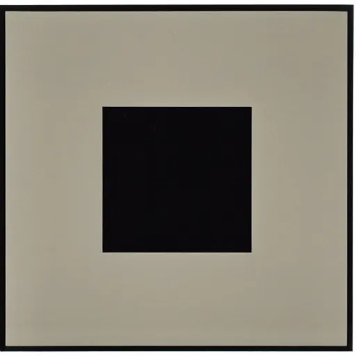 Prompt: filled square canvas of the black void by karl gerstner, solid color, full frame, 8 k scan