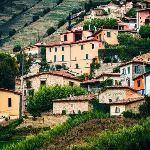 Image similar to A house in an Italian village, photography