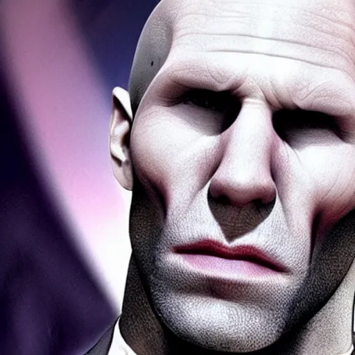 Prompt: jason statham as voldemort