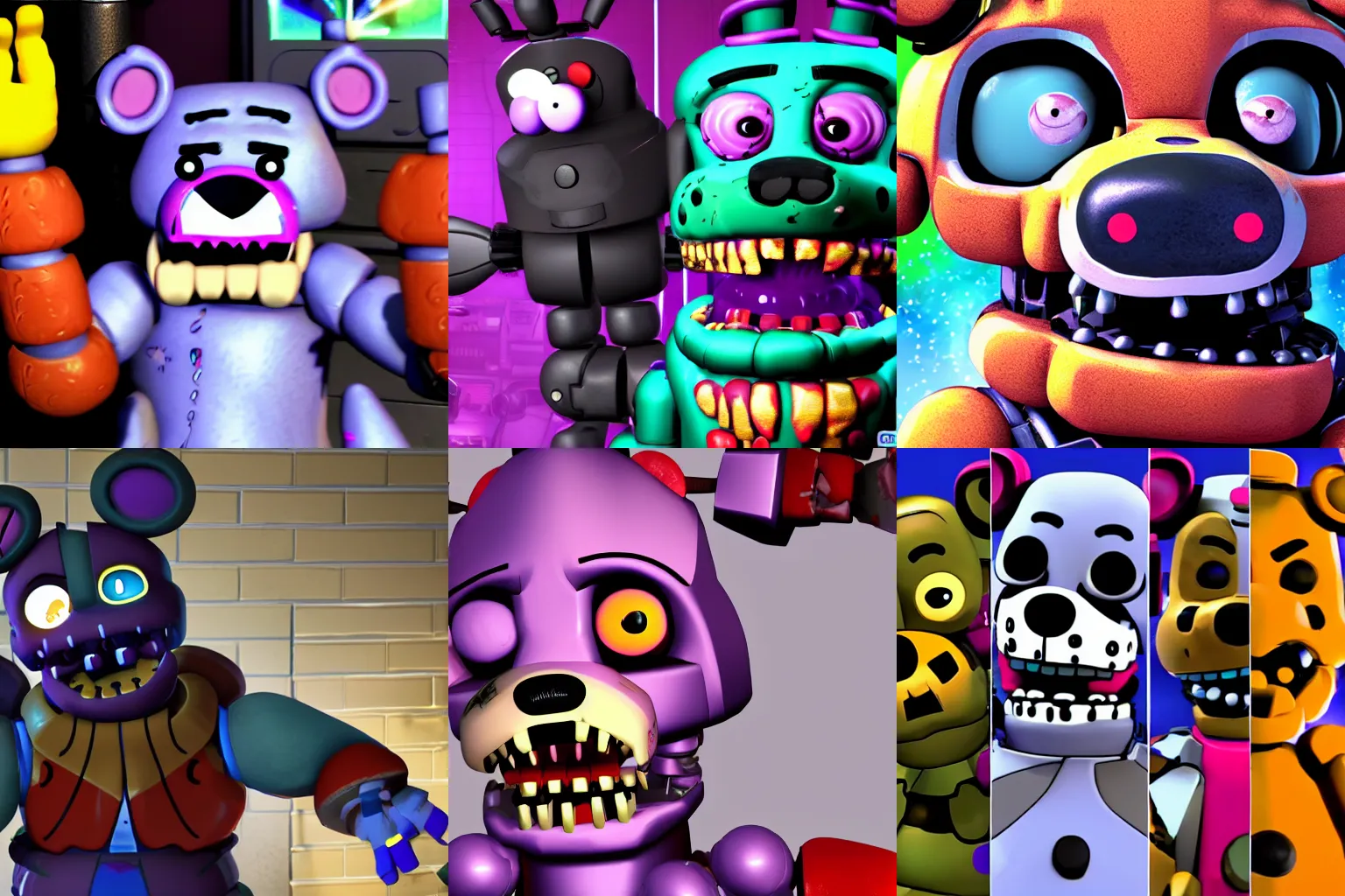 Image similar to five nights at freddys high detail