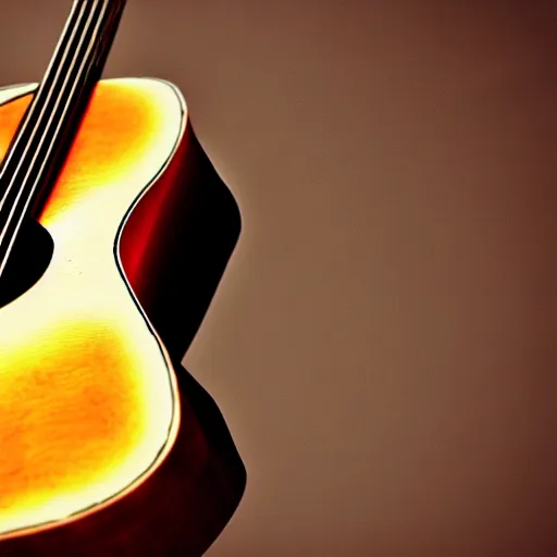 Image similar to guitar in cello shape