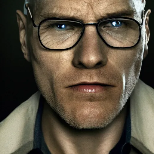 Image similar to Live Action Still of Jerma in Breaking Bad, real life, hyperrealistic, ultra realistic, realistic, highly detailed, epic, HD quality, 8k resolution, body and headshot, film still