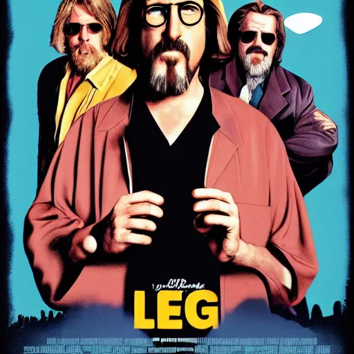 Image similar to the big lebowski, movie poster