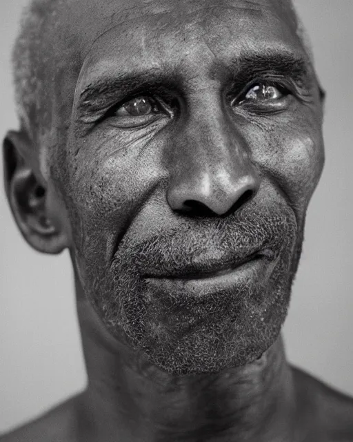 Image similar to portrait of kobe bryant, peaceful, old and wrinkled, in his 8 0 s, photography by steve mccurry, trending on artstation