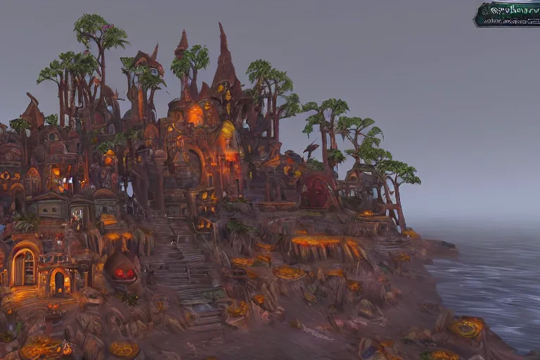 Image similar to photograph of orgrimmar