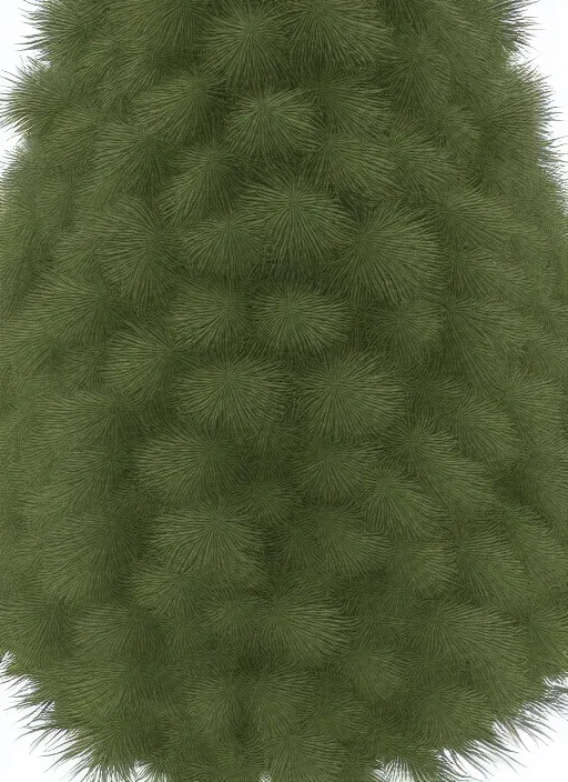 Prompt: extra furry and hairy pinetree, realistic, 4 k, sharp focus, hyperrealistic, global illumination, raytracting