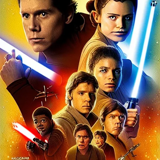 Image similar to a poster for a new Star Wars movie