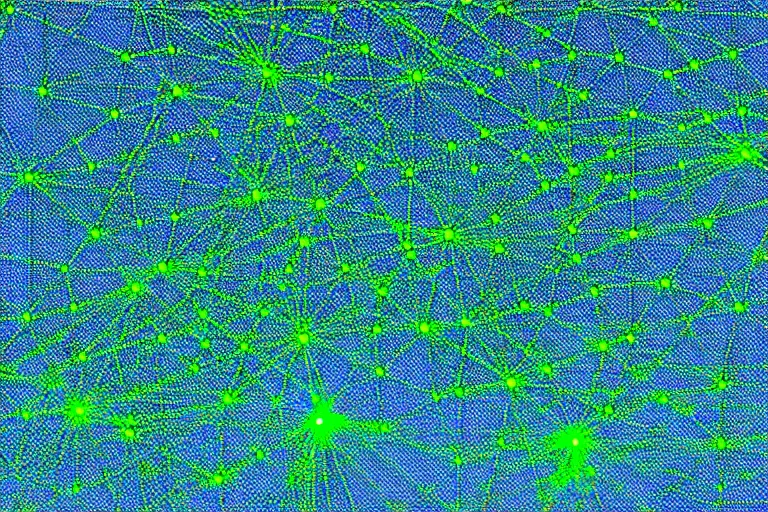 Image similar to closeup view of fjords made out of multiple overlays of simple clean scientific data visualized on top of each other, dots connected by straight lines, tall bar charts, plexus, thick squares and large arrows, waveforms on top of square charts, gaps and pauses, space molecules, radio signals, negative space