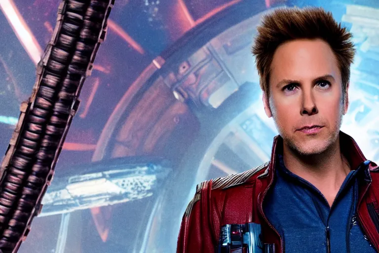 Image similar to james gunn as star - lord from guardians of the galaxy ( 2 0 1 4 ), cinematography