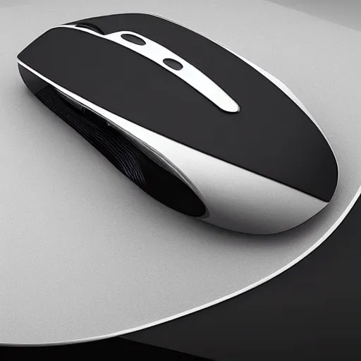 Prompt: new pc mouse designs, futuristic, realistic, highly detailed, by zaha hadid