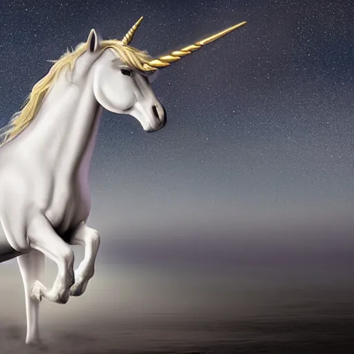 Prompt: a portrait of beautiful unicorn with his whole body covered by a 1 0 meter long translucent iridiscent veil, floating dramatically with the wind, beautiful cosmic light, expensive unreal engine 5 digital art for a movie poster