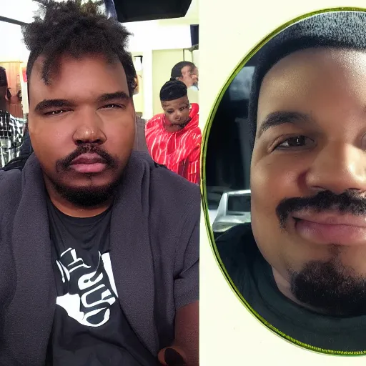 Image similar to destiny the streamer if he was black