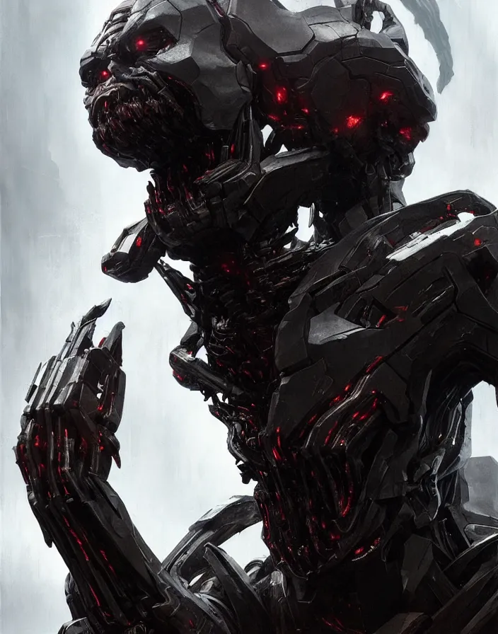 Prompt: willem dafoe as victor stone, full body concept, cyborg, borg, strogg, face of a man, terminator, flesh, quake strogg, doom demon, wolfenstein, monstrous, symmetry, symmetrical, concept art by ruan jia and greg rutkowski