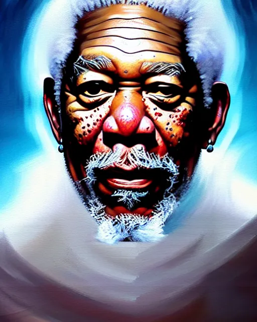 Prompt: highly detailed portrait, morgan freeman as zeus, greek mythology, stephen bliss, unreal engine, fantasy art by greg rutkowski, loish, rhads, ferdinand knab, makoto shinkai and lois van baarle, ilya kuvshinov, rossdraws, tom bagshaw, global illumination, radiant light, detailed and intricate environment