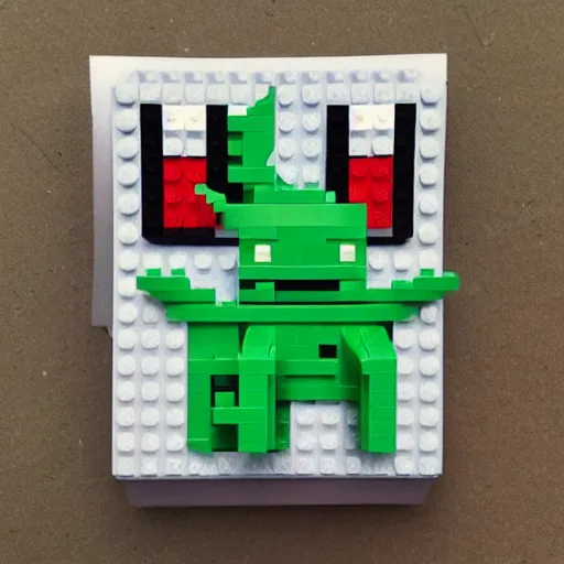 Image similar to Bulbasaur lego