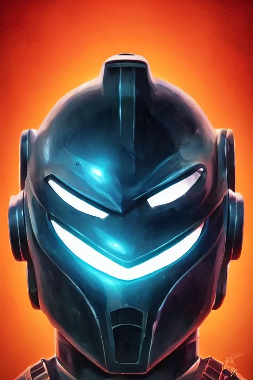 Image similar to epic mask helmet robot ninja portrait stylized as fornite style game design fanart by concept artist gervasio canda, behance hd by jesper ejsing, by rhads, makoto shinkai and lois van baarle, ilya kuvshinov, rossdraws global illumination radiating a glowing aura global illumination ray tracing hdr render in unreal engine 5