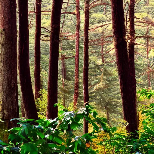 Prompt: beautiful digital glossy of the black forest in germany - H 768