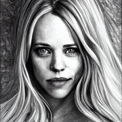 Image similar to a sketch of Rachel McAdams, artstation hall of fame gallery, editors choice, #1 digital painting of all time, most beautiful image ever created, emotionally evocative, greatest art ever made, lifetime achievement magnum opus masterpiece, the most amazing breathtaking image with the deepest message ever painted, a thing of beauty beyond imagination or words, 4k, highly detailed, cinematic lighting