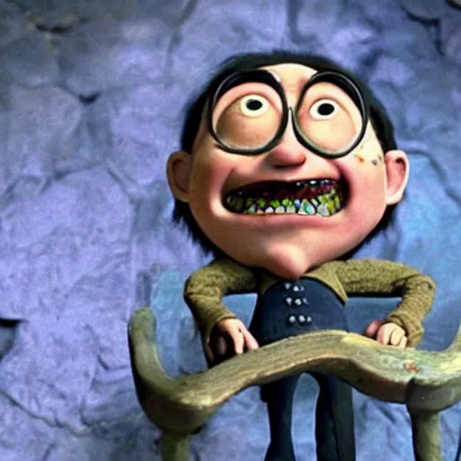 Prompt: A still of Danny Devito in Coraline