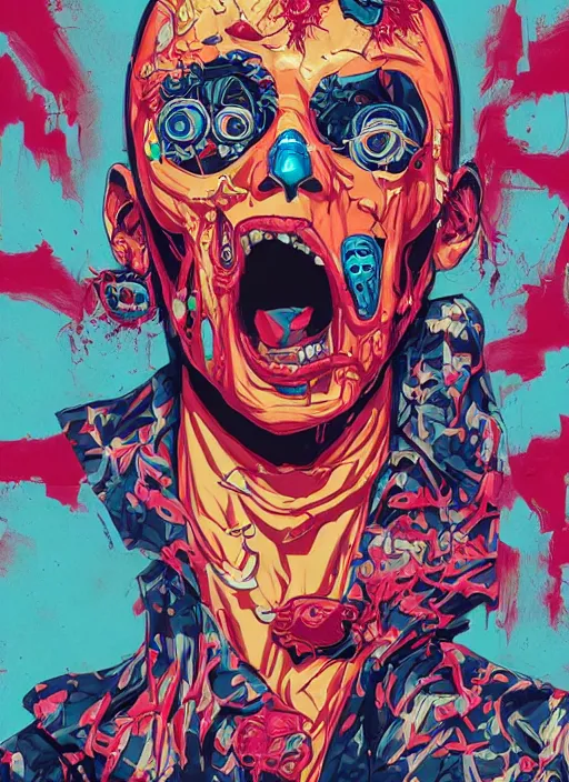 Image similar to zombie full body hiphop streetwear drip, tristan eaton, victo ngai, artgerm, rhads, ross draws