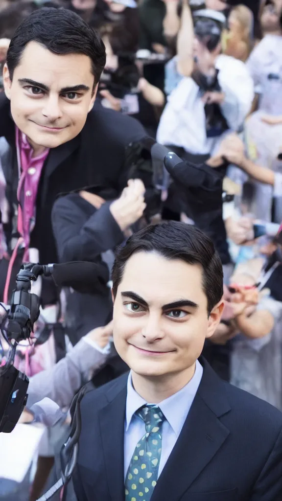 Image similar to ben shapiro is an anime catgirl, photorealistic, hyperrealistic, ultra hd, 4 k, cinematic lighting, award winning