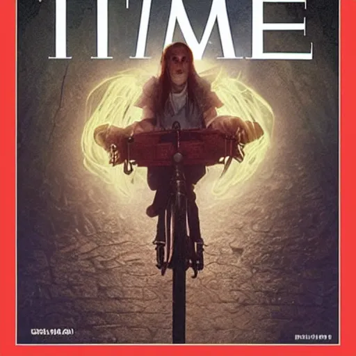 Image similar to Time Magazine cover of Vecna from StrangerThings Series