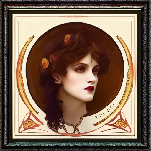 Image similar to of a beautiful stylized photoreal portrait of the singer LP, inspired by mucha, soft lighting, epic,