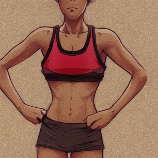 Prompt: anime style, female beach volley player, red sport clothing, on the bach, standing pose, brown short hair, hair down, symmetrical facial features, from arknights, hyper realistic, rule of thirds, extreme detail, 4 k drawing, safebooru, realistic lighting, by alphonse mucha, greg rutkowski, sharp focus, backlit